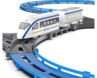 Mirana Vande Bharat Bullet Train Toy Set for Kids - Multiple Railway Track Layout, AAA Battery Operated, Fun Gift for Boys & Girls 1+ Years, Made in India (Basic - 43 pcs)