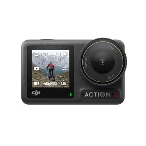 DJI Osmo Action 4 Standard Combo - 4K/120Fps Waterproof Action Digital Camera with A 1/1.3-Inch Sensor, Biking