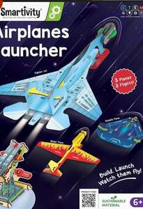 Smartivity 3in1 Airplanes Launcher Toy for Kids 6-12