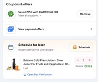 70% off balzano cold press juicer