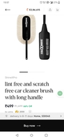 ShineXPro Car Duster - Lint-Free & Scratch-Free Car Cleaner Brush with Long Handle - Car Dust Cleaner features Paraffin Wax Coating for 2x better Cleaning Performance - Car Cleaning Brush for Exterior