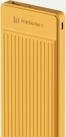 Portronics 10000 mAh 12 W Slim Power Bank (Yellow, Lithium Polymer, Fast Charging for Mobile, Tablet)