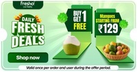 Bigbasket : Buy 1 Get 1 Free on Tender Coconut (Location Specific)