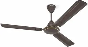 REO Tejas 900mm ES Ceiling Fan | High Speed, High Air Delivery | Strong & Powerful Copper motor, Air Delivery: 140 m³/min, RPM: 430, 2 Year Warranty | (Pack of 1, Smoke Brown) 