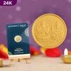 1gm 24 kt gold coin at 14399 at zepto with RBL Card