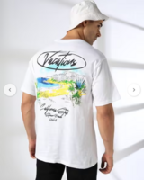 Men Graphic Print Regular Fit Cotton Crew-Neck T-Shirt