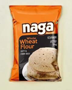 Naga Whole Wheat Atta -5kg [location specific]