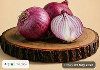 Onion from flipkart minutes at 9rs (400-450 gm)