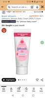 Johnson Baby Cream 200G