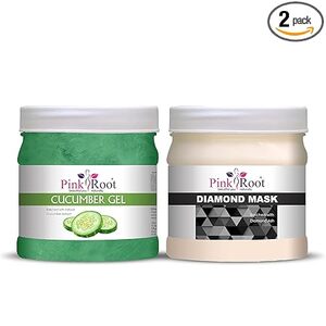 Pink Root Cucumber Gel 500gm with Diamond Mask 500gm