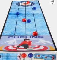 JOYCY Mini Tabletop Curling Game–Indoor Ice Curling GAME Set–Family Fun Game(29x100cm) Party & Fun Board Game