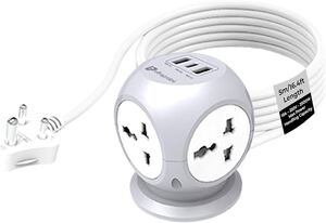 UltraProlink 7 in 1 Cube Extension Board Power Strip Multi-Ports