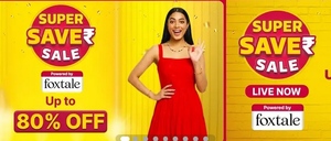 Shopsy Super Saver Sale – Upto 80% OFF + Foxtale Upto 60% OFF