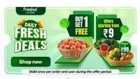 Bigbasket : Buy 1 Get 1 Free on Peach | Vegetables from 9Rs | Mangoes at 99Rs |