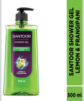 SANTOOR Shower Gel Lemon and Frangipani Body Wash (500 ml)