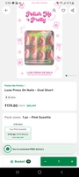 Bigbasket | Polish Me Pretty | Luxe Press on Nails - Oval Short