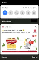 Flat 30/- Cashback on ABCD App for Credit card bill payment of 2000