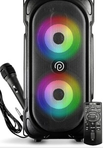pTron Fusion Party V2 40W Bluetooth Speaker (Coal Black)