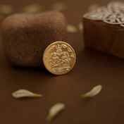 puja Gold coin - Artificial - 