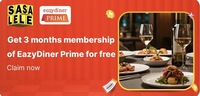 3 months Eazydiner Prime Membership Free on Flipkart