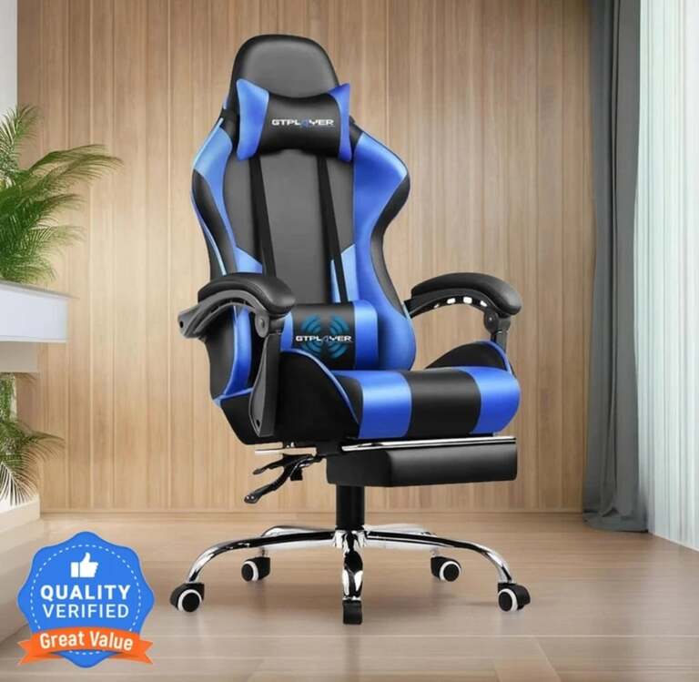78% off on - GTPLAYER Leatherette Office Adjustable Arm Chair - Rs. 6038