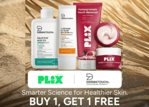Myntra : Buy 1 Get 1 Free + Additional 25% Discount on Plix, Dermatouch, Bla Bli Blu & Joy