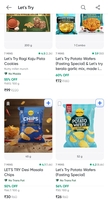 Instamart | Search Let's | Try Roasted Chana 