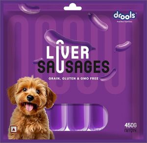 Drools Adult & Puppy Sausage for Dog, 450g 