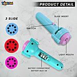 projector flashlight - 3 slides and 24 patterns