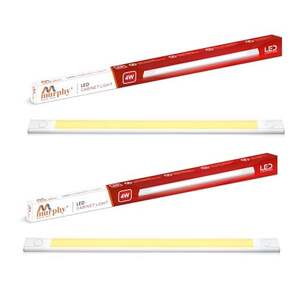 Murphy 1 Feet Led Under Cabinet Lighting, 4W Under Cabinet Pack of 2-Aluminium