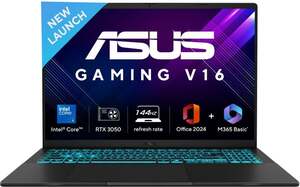 ASUS V16 (2025) for Creator with Office 2024 + M365 Basic*, i5 14th Gen 210H (16 GB/512 GB SSD) Gaming Laptop