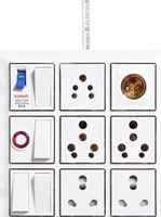 Elegant Casa 16 Amp Electric Extension Board Heavy Duty Multi Sockets ...