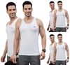 LUX PARKER Men's Cotton Sleeveless Round Neck Regular Fit Vest | Baniyan for Men | Pack of 6