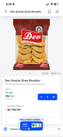 Snacks Ghee Murukku
