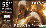 Sony 139 cm (55 inches) BRAVIA 2M2 Series 4K Ultra HD Smart LED Google TV K-55S25BM2