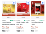 Instamart | Search Lindt |  Lindt Excellence Chilli | PRICE DROP 