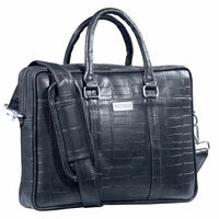 Probus 13-Inch/ 14 Inch/ 15.6 Inch Vegan Leather Laptop Messenger Bag Sleeve Case Cover for MacBook Office Executive

