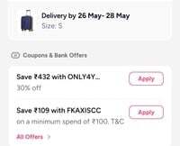 Myntra Loot FLAT 30% Of On Bags
