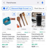 Instamart | Search Frenchware | PRICE DROP 