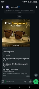 Lenskart - Buy any eye glasses and get sunglasses for FREE