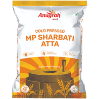 Bigbasket | Anugrah Cold Pressed MP Sharbati Atta - 10 kg | Price Vary | Rs 190, 290 