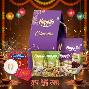 Happilo Premium Shubh Labh Gift Box with 7 Inclusions 