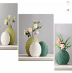 WALLMAX WALLMAX Set of 3 Flower UV Textured Digital Reprint 18 inch x 12 inch Painting