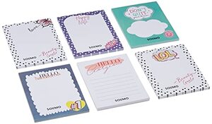 Amazon : Solimo To-Do List Notepads (Set of 6, 50 Pages Each)