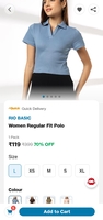 Women Regular Fit Polo T-Shirt