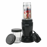 SINGER 500W Nutricool Blender | 9-in-1 Multi-Function Mixer Grinder | Single Speed | 500 ml & 300 ml Jars | Stainless Steel Blades | Low Noise | ISI Certified | 2 Years Warranty

