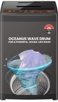 Haier 6.5 kg Powerful Oceanus Wave Drum, Fully Automatic Top Load Brown, Grey
