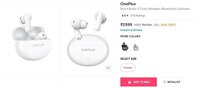 Myntra | Oneplus Nord 3 Truly Wireless Bluetooth Earbuds
