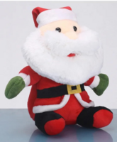 Amazon | Niku Santa Claus Soft Toy for Girls Kids Boys | Teddy Bear Christmas  | 20 cm, Red