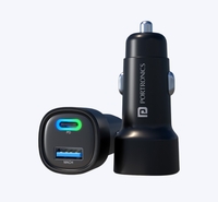 portonics car charger 80w